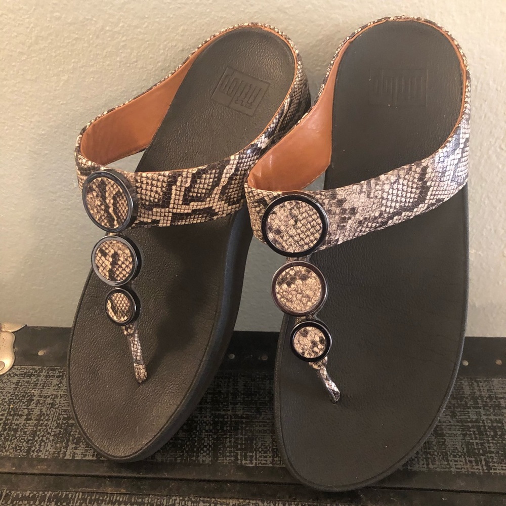 Fitflop sandal snakeskin